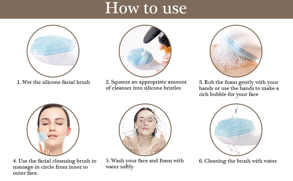 Face Scrubber Exfoliating Brush