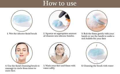 Face Scrubber Exfoliating Brush